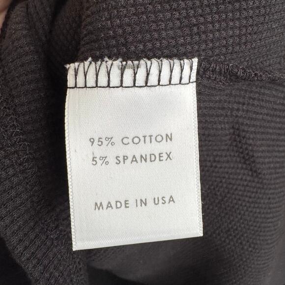 Lovers and Friends Black Mock Neck Ribbed Tank Mini Dress Medium Made in USA - Picture 3 of 4